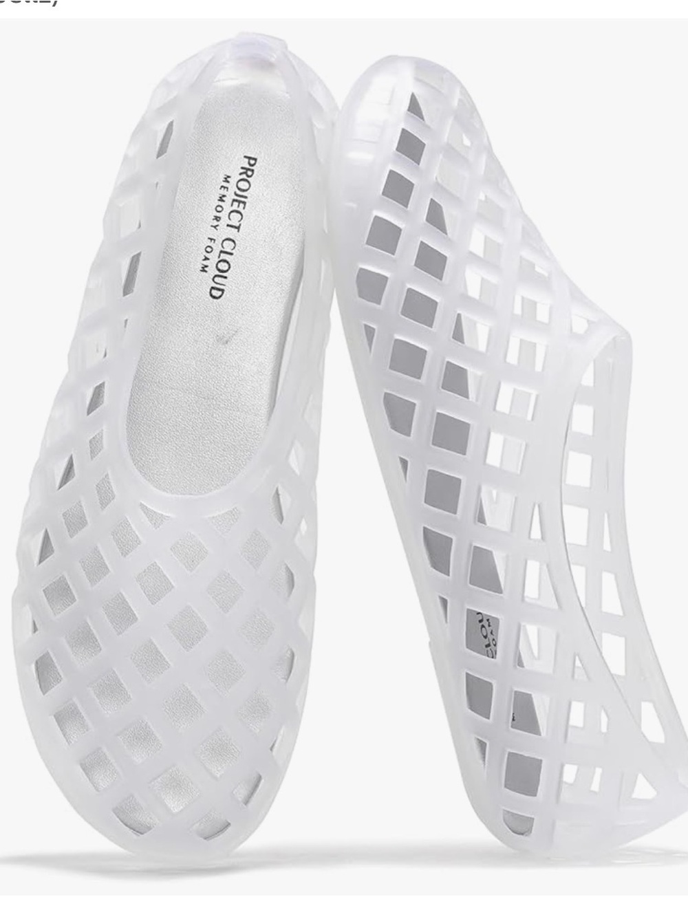 Project Cloud Jelly Shoes Women - Lightweight & Water-Resistant Flats Sandals
